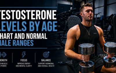 Testosterone levels by age chart and normal male ranges