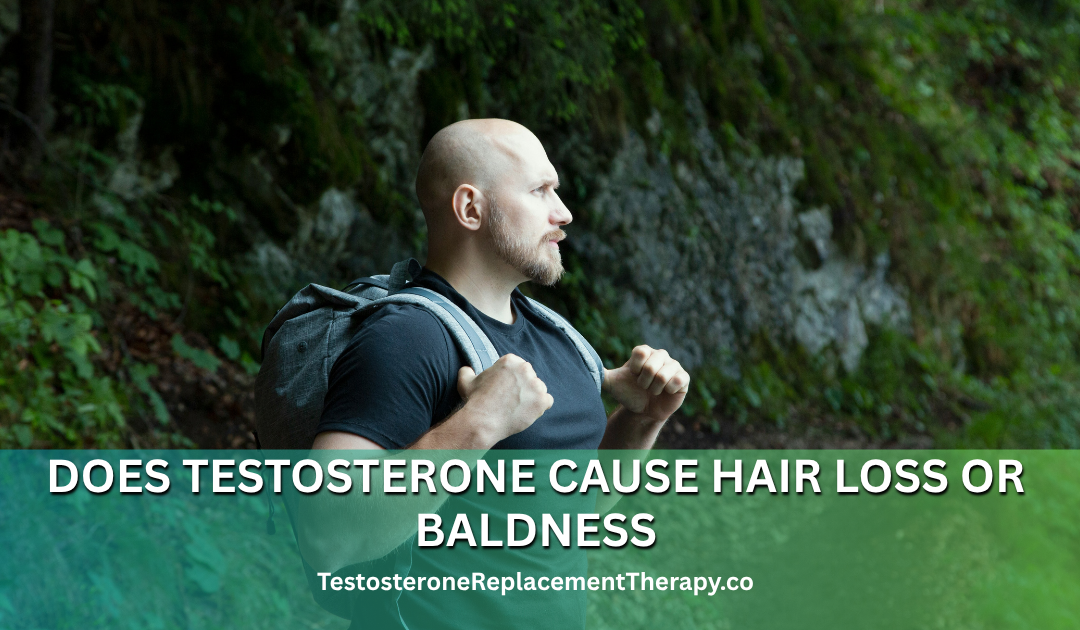 Does testosterone cause hair loss or baldness
