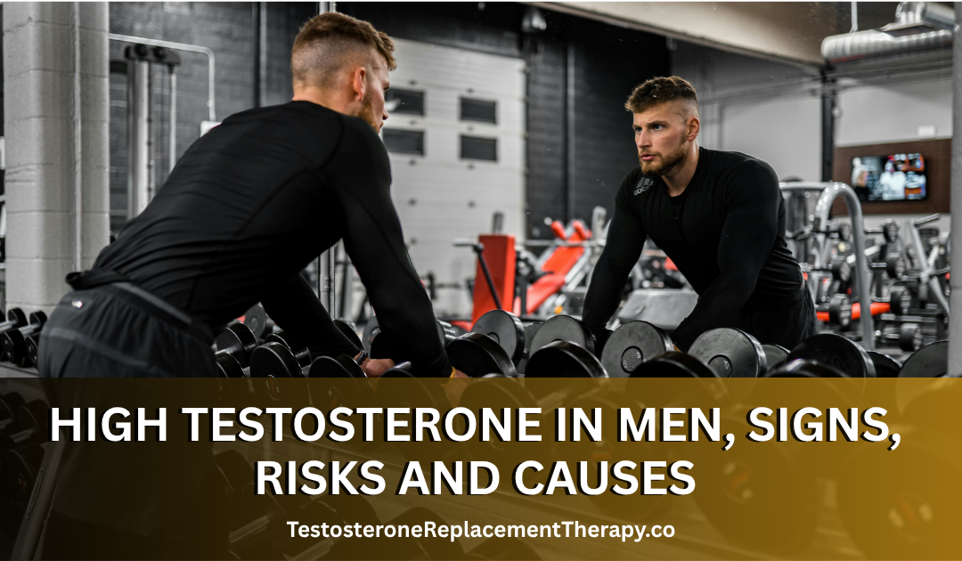 High testosterone in men, signs, risks and causes